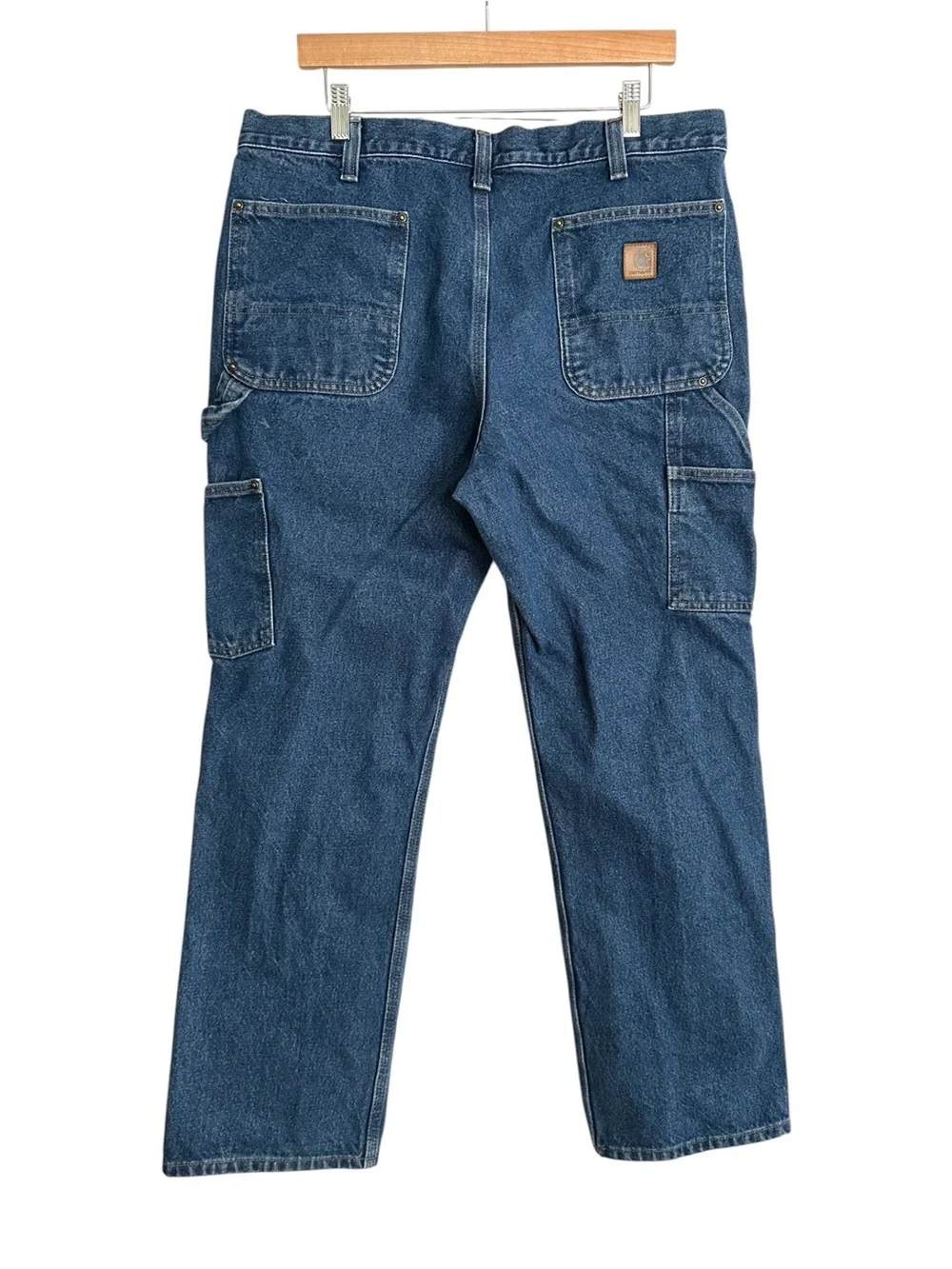 CARHARTT B07 Double Knee Logger Jeans 36x30 Relaxed Fit Workwear Carpenter Denim